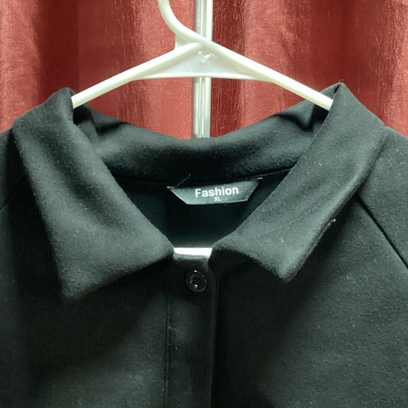 Woman’s Black Collared Sweater - Picture 2 of 5